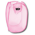 Folding Laundry Basket Pink , Laundry Bag